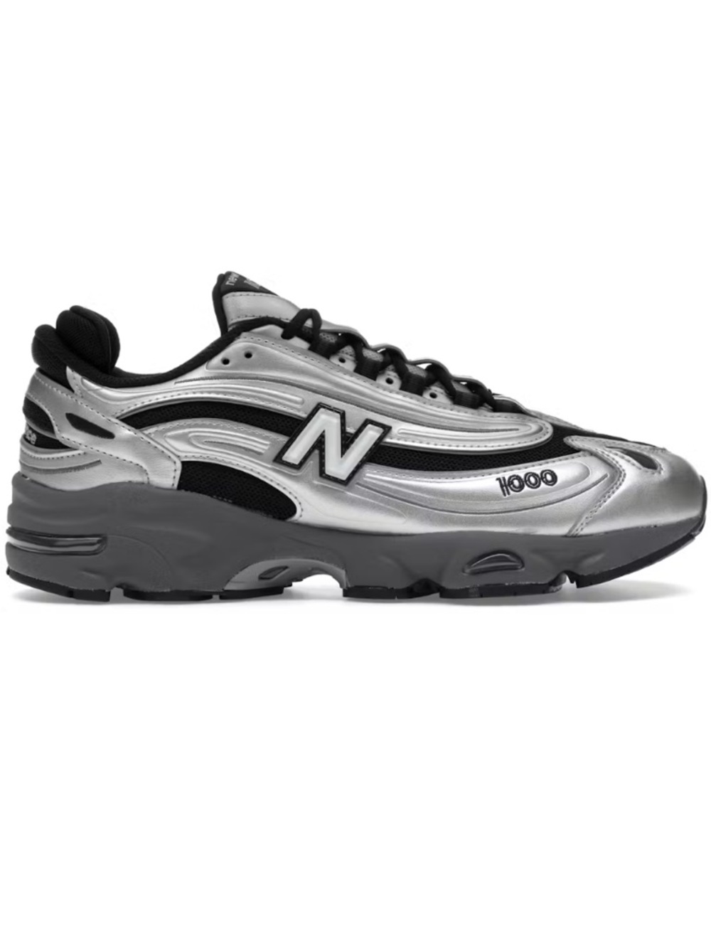 New Balance 1000 Black Metallic Silver NIB